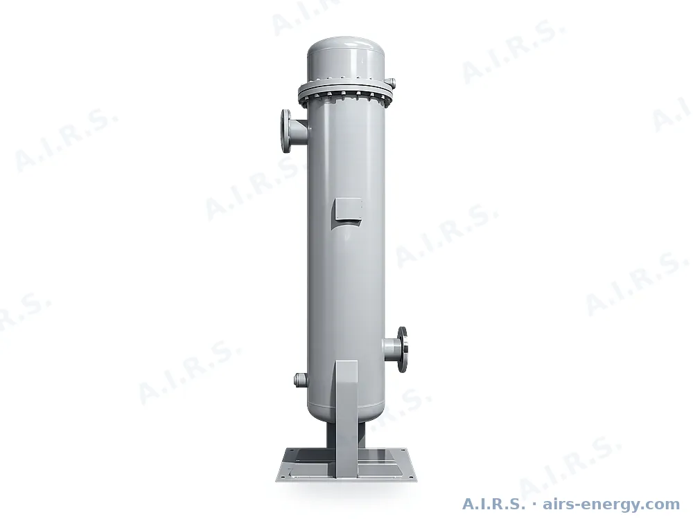 AIRS HL water cooled shell and tube compressed air aftercooler