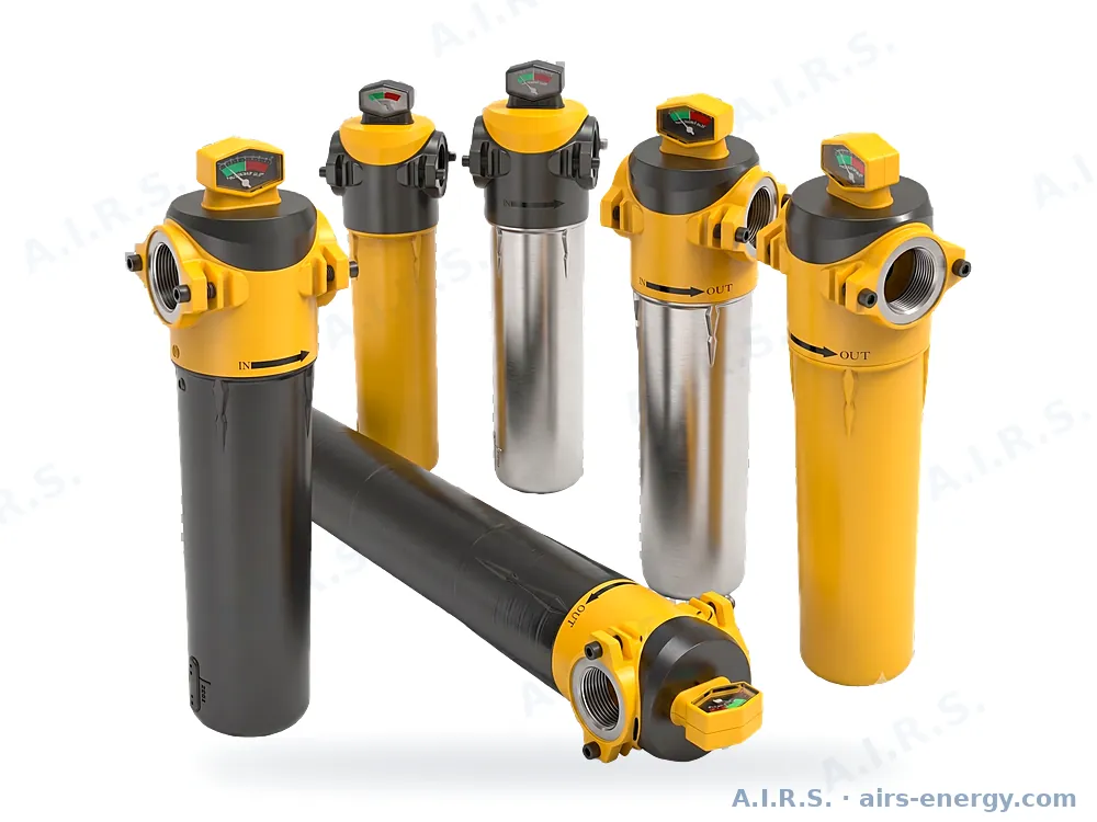 AIRS AF-D precision compressed air filters
